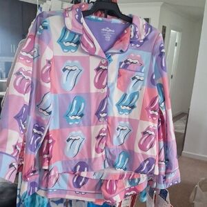 The Rolling Stones Multicolor Kids Pajama Set